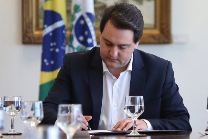 Governador Carlos Massa Ratinho Junior, (Foto: José Fernando Ogura/ANPr). 