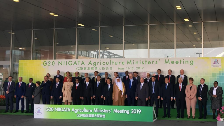 Reunião dos ministros da Agricultura do G20.  (Foto: FAO).