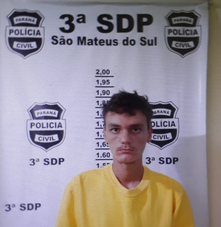 Leandro Osdoski Faria foi preso por desacato, resistência e perturbação ao sossego público (Foto: Polícia Civil/3ª SDP).