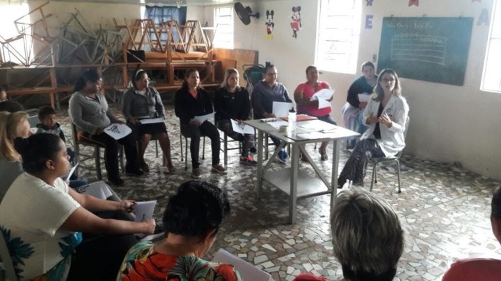 Encontro do grupo de emagrecimento no Centro Comunitário da Unidade dos Conjuntos em 2018 (Foto: Divulgação/Assessoria).