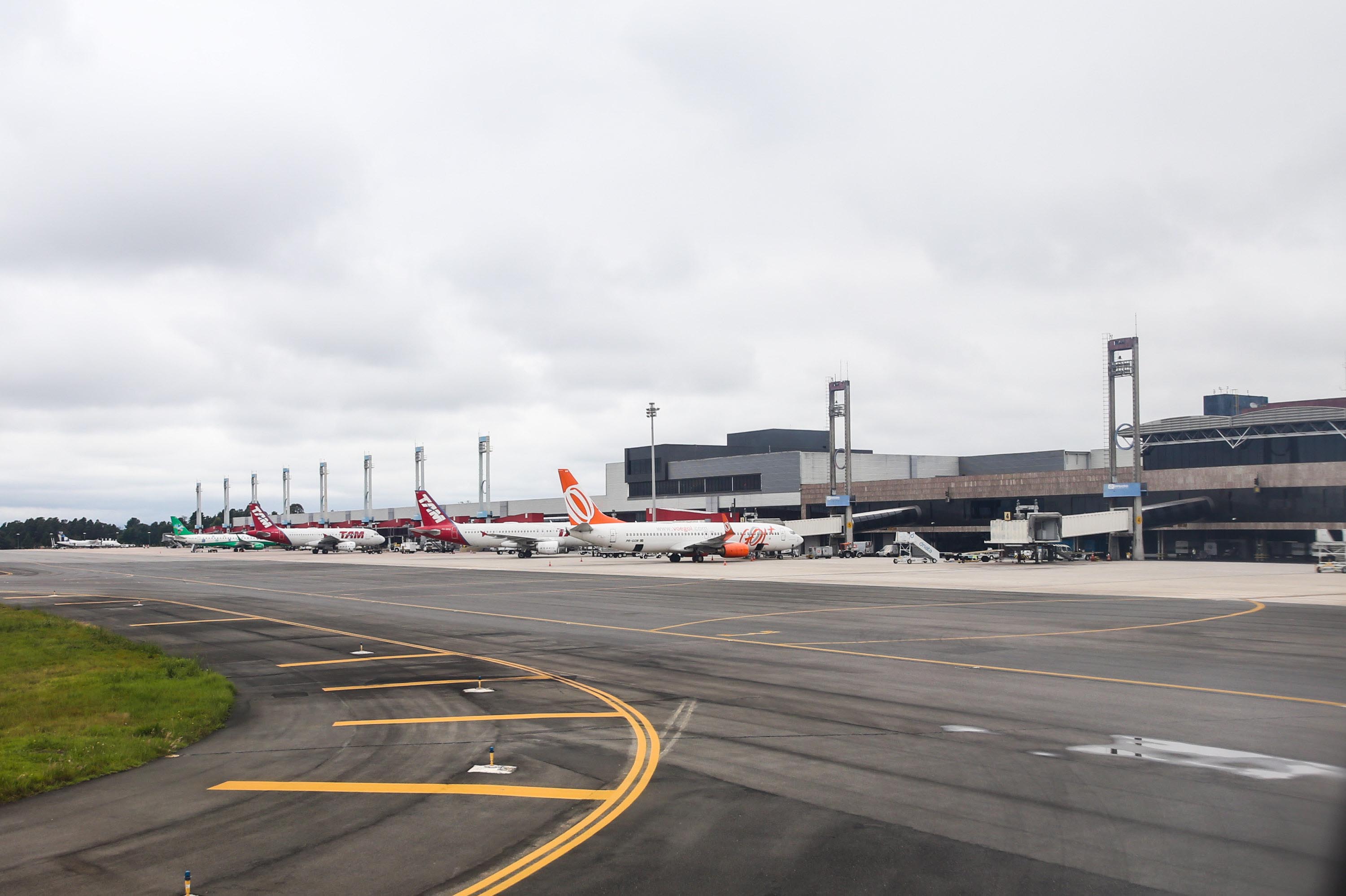 Aeroporto Internacional Afonso Pena. Curitiba, 22/02/2020 - Foto: Geraldo Bubniak/AEN