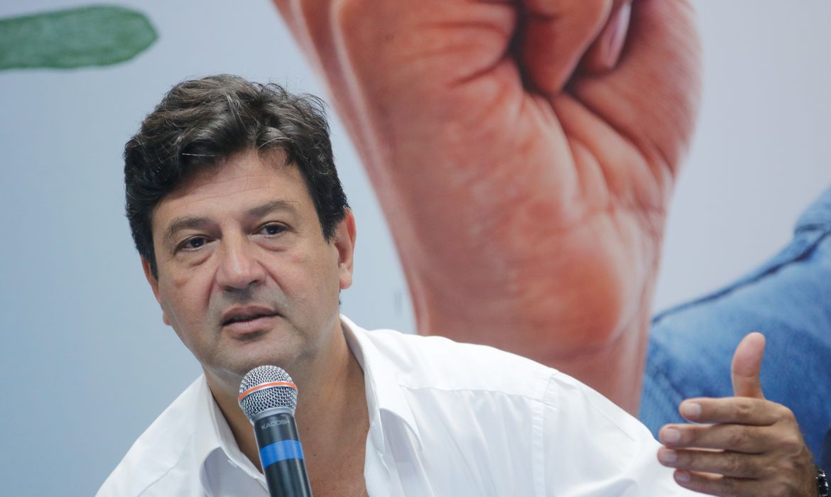 Ministro da Saúde, Luiz Mandetta. (Foto: Fernando Frazão/Agência Brasil).