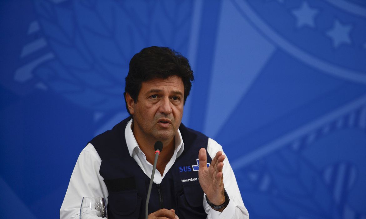 Luiz Henrique Mandetta, Ministro da Saúde. (Foto: Marcello Casal Jr/Agência Brasil).