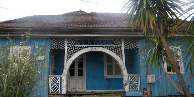 Casarão fica em São Cristóvão e marca a história de União da Vitória (Foto: Reprodução)