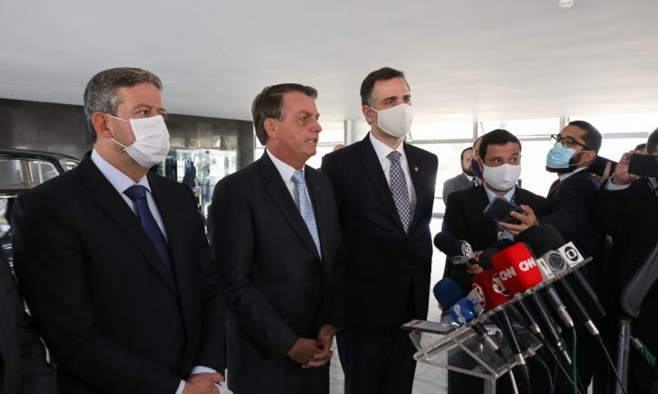 (Brasília - DF, 03/02/2021) Presidente da República, Jair Bolsonaro durante coletiva de imprensa. Foto: Marcos Corrêa/PR