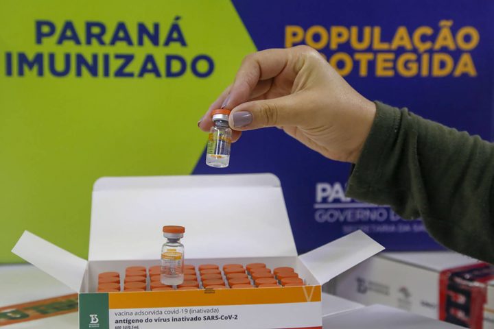 Paraná imunizado, distrubuição das vacinas para regionais de saúde no Cemepar Foto: Gilson Abreu/AEN 19.01.2021