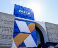 Imagem de uma agÃªncia da Caixa, onde trabalhadores podem sacar o auxÃ­lio emergencial