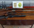 Itens utilizados na caÃ§a ilegal sÃ£o apreendidos em Mallet