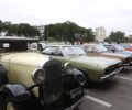 ComemoraÃ§Ã£o de aniversÃ¡rio da placa preta reÃºne carros antigos