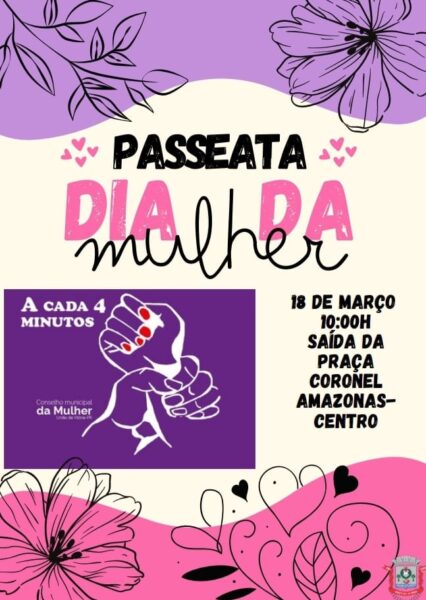 Conselho Municipal da Mulher realiza passeata neste sábado