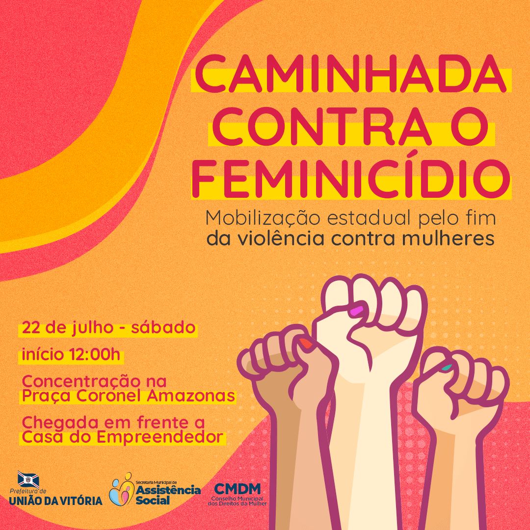 Caminhada Contra O Feminicídio No Dia Estadual De Combate à Violência