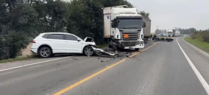 Grave acidente na br-476 envolve empresário Clemente Bahniuk