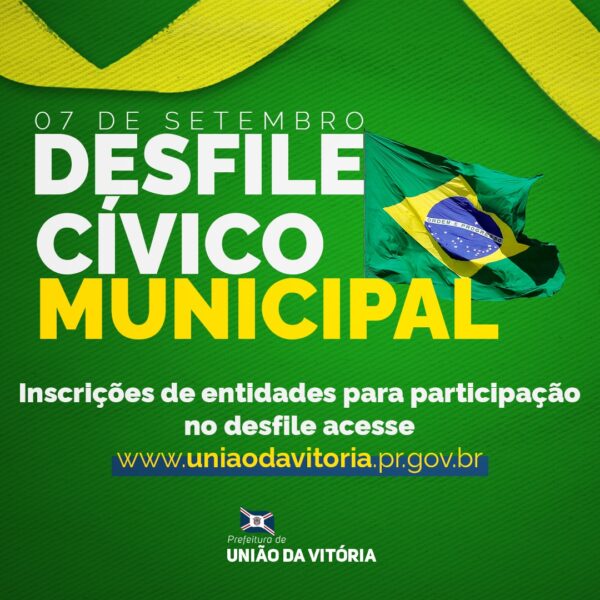 Terminam amanhã inscrições para o Desfile Cívico de 7 de Setembro