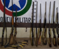 Armas de fogo irregulares sÃ£o apreendidas em IrineÃ³polis
