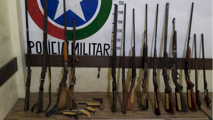 Armas de fogo irregulares são apreendidas em Irineópolis