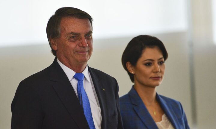 Jair Bolsonaro e Michelle Bolsonaro