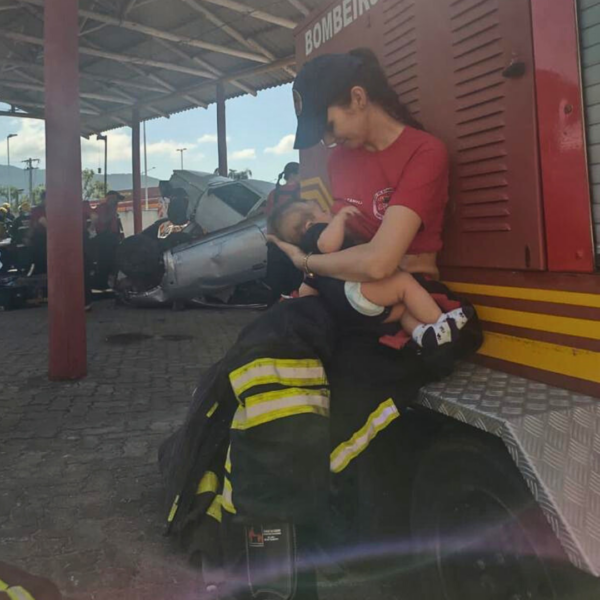 Corpo de Bombeiros Militar compartilha dicas em caso de engasgo por leite materno