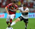 Jogo de futebol entre Flamengo e OlÃ­mpia Club na disputa pela taÃ§a Libertadores