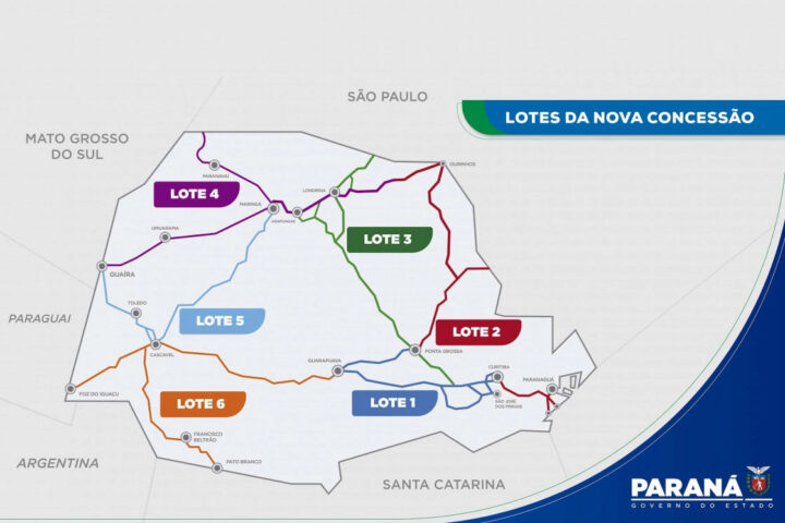 Leilão do 1º lote das novas concessões rodoviárias do Paraná será na próxima semana