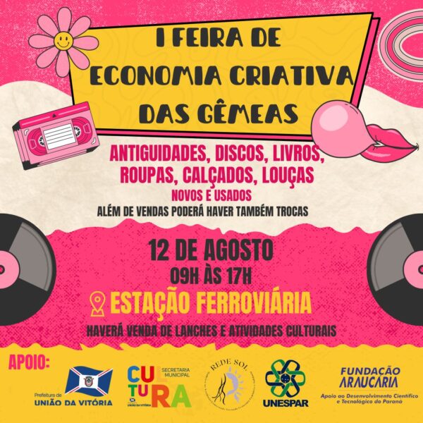 Vale do Iguaçu recebe 1ª Feira de Economia Criativa 