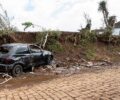 Governador acompanha a visita do presidente em exercÃ­cio Geraldo Alckmin as cidades atingidas pelas enchentes