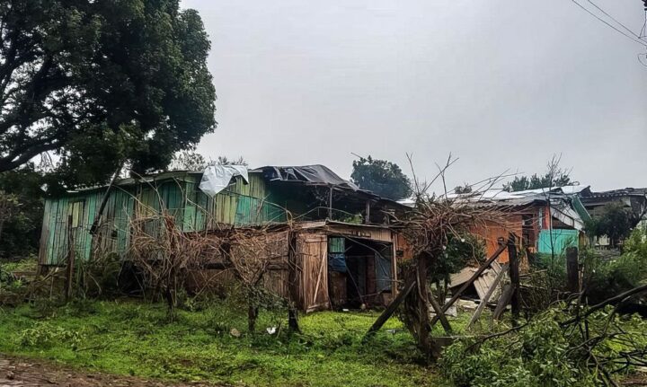 Estragos feito pelo ciclone extratropical que atingiu o Rio Grande do Sul