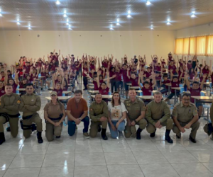 Polícia Militar realiza aula inaugural do programa Estudante Cidadão em Porto União