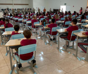 Polícia Militar realiza aula inaugural do programa Estudante Cidadão em Porto União
