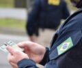 PRF flagra motocicleta com mais de R$ 70 mil em multas