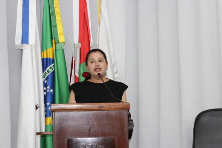 Secretária de Cultura e Turismo de Porto União, Alice Cristine Schnornberger
