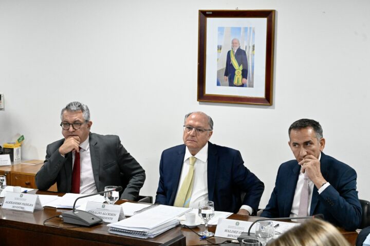 Vice-Presidente da República Geraldo Alckmin durante Reunião com a bancada do Paraná no Palácio do Planalto em Brasília