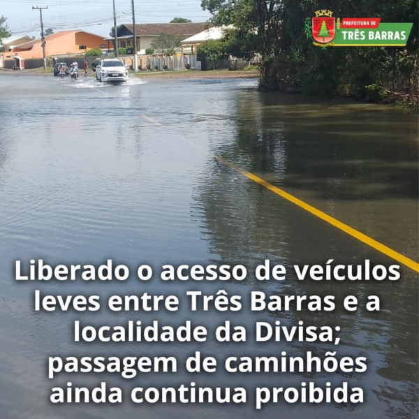 Passagem de caminhões ainda continua proibida