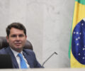Parlamentar apresentou requerimento de voto de congratulaÃ§Ãµes Ã  equipe pela conquista | Foto: Orlando Kissner/Alep