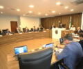 ReuniÃ£o ocorreu na manhÃ£ desta segunda-feira (19), no AuditÃ³rio Legislativo | Foto: Orlando Kissner/Alep