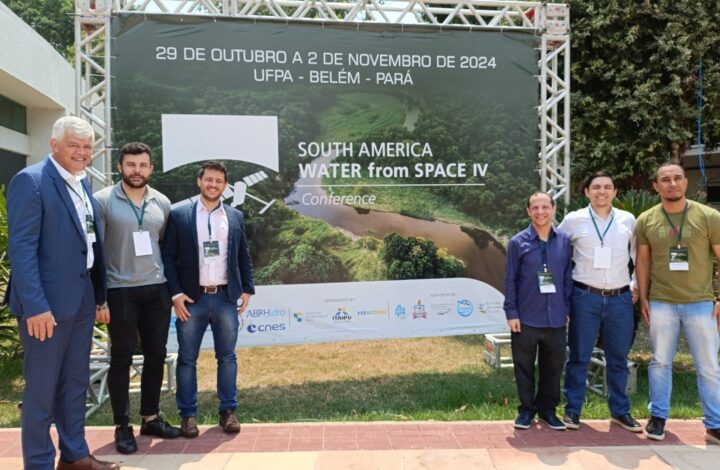 Equipe de Itaipu na South America Water from Space IV | Foto: Luciano da Silva Inácio/Itaipu