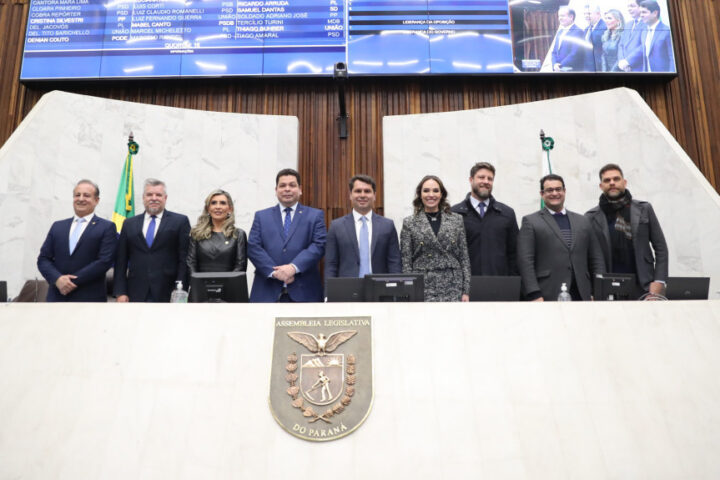 O mandato da Mesa Diretora vai de fevereiro de 2025 até 31 de janeiro de 2027 | Foto: Valdir Amaral/Alep