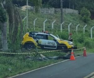 Jovem Ã© vÃ­tima fatal de acidente na PR-447, em Cruz Machado