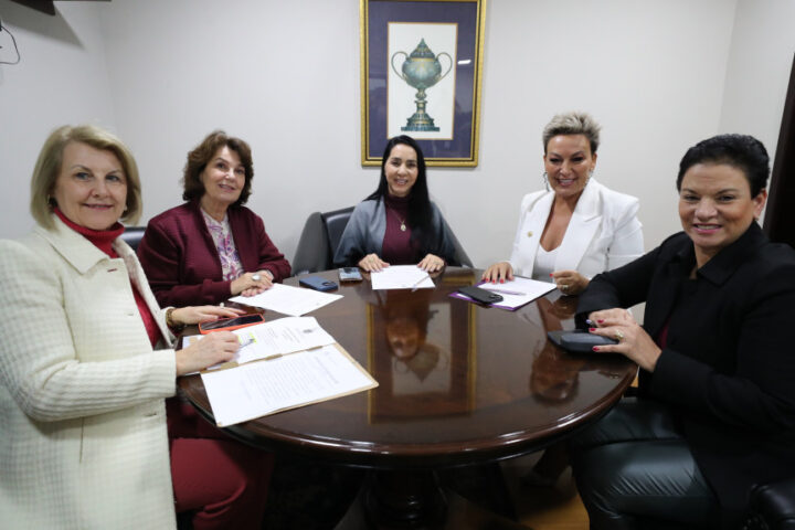 Reunião ocorreu após a sessão plenária desta segunda-feira | Foto: Orlando Kissner/Alep