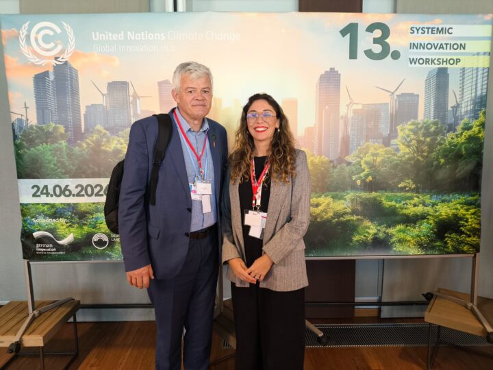 Coordenação da Itaipu, Carlos Carboni, e a chefe do Escritório de Brasília, Lígia Soares | Foto: Romeu de Bruns/Itaipu Binacional
