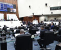 A Lei de Diretrizes OrÃ§amentÃ¡rias foi aprovada pelos parlamentares nesta segunda-feira | Foto: Orlando Kissner/Alep