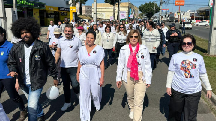 Em Pinhais, a deputada Marli Paulino (SD) compartilhou mensagens de esperança e proteção | Foto: Divulgação/Assessoria Parlamentar