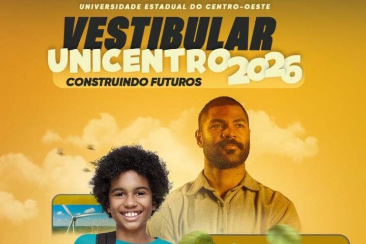 Com vagas em Irati, Unicentro abre inscrições para o Vestibular 2026