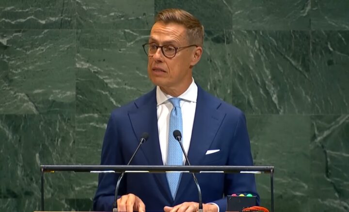 Presidente da Finlândia aborda nova ordem mundial em Encontro das Nações Unidas