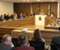 AudiÃªncia ocorreu no AuditÃ³rio Legislativo, na manhÃ£ desta segunda-feira | Foto: Valdir Amaral/Alep