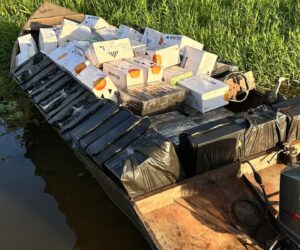 Apreensões feitas na fronteira e no reservatório da Itaipu | Foto: Divulgação PF