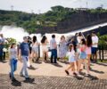 Abertura do vertedouro impulsionou as visitas | Foto: Rubens Fraulini/Itaipu Binacional