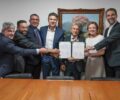 Assinatura de acordo para investimentos nos campi do IFPR de Curitiba e MaringÃ¡ | Foto: Gil Ferreira/SRI