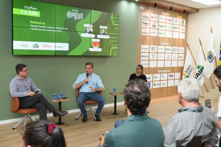 Apresentação de André Pepitone, diretor financeiro executivo da Itaipu Binacional | Foto: Sara Cheida/Itaipu Binacional