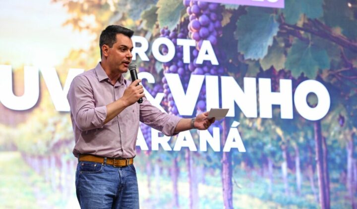 Presidente do Sistema FAEP, Ágide Eduardo Meneguette prestigia lançamento oficial da Rota Uva & Vinho do Paraná | Foto: Divulgação/FAEP SENAR