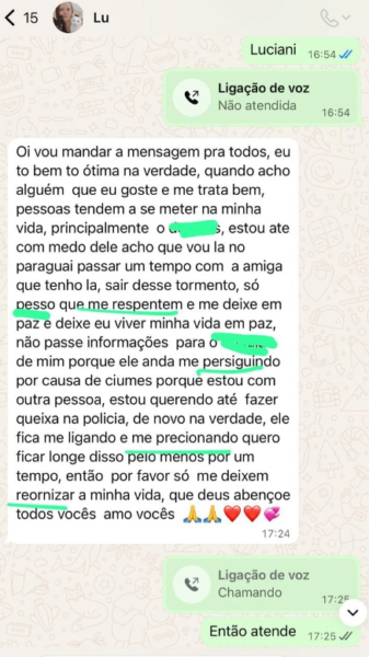Erros em mensagens faz família desconfiar do desaparecimento de corretora em SC